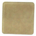 Square Coaster - Light Brown - Leatherette